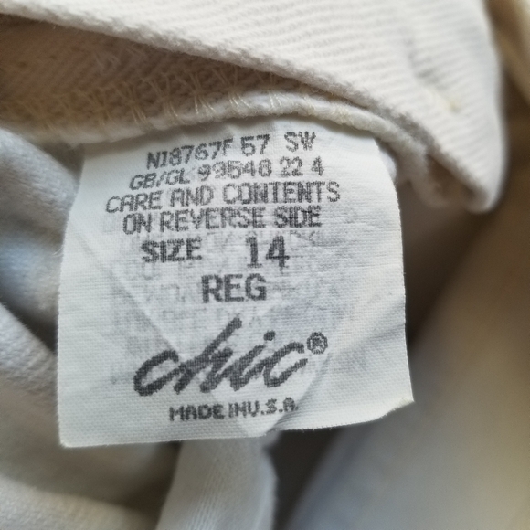 Vintage 90s y2k Off-White Denim High Rise Waisted Mom Jeans 25" Waist VSCO - Picture 6 of 10